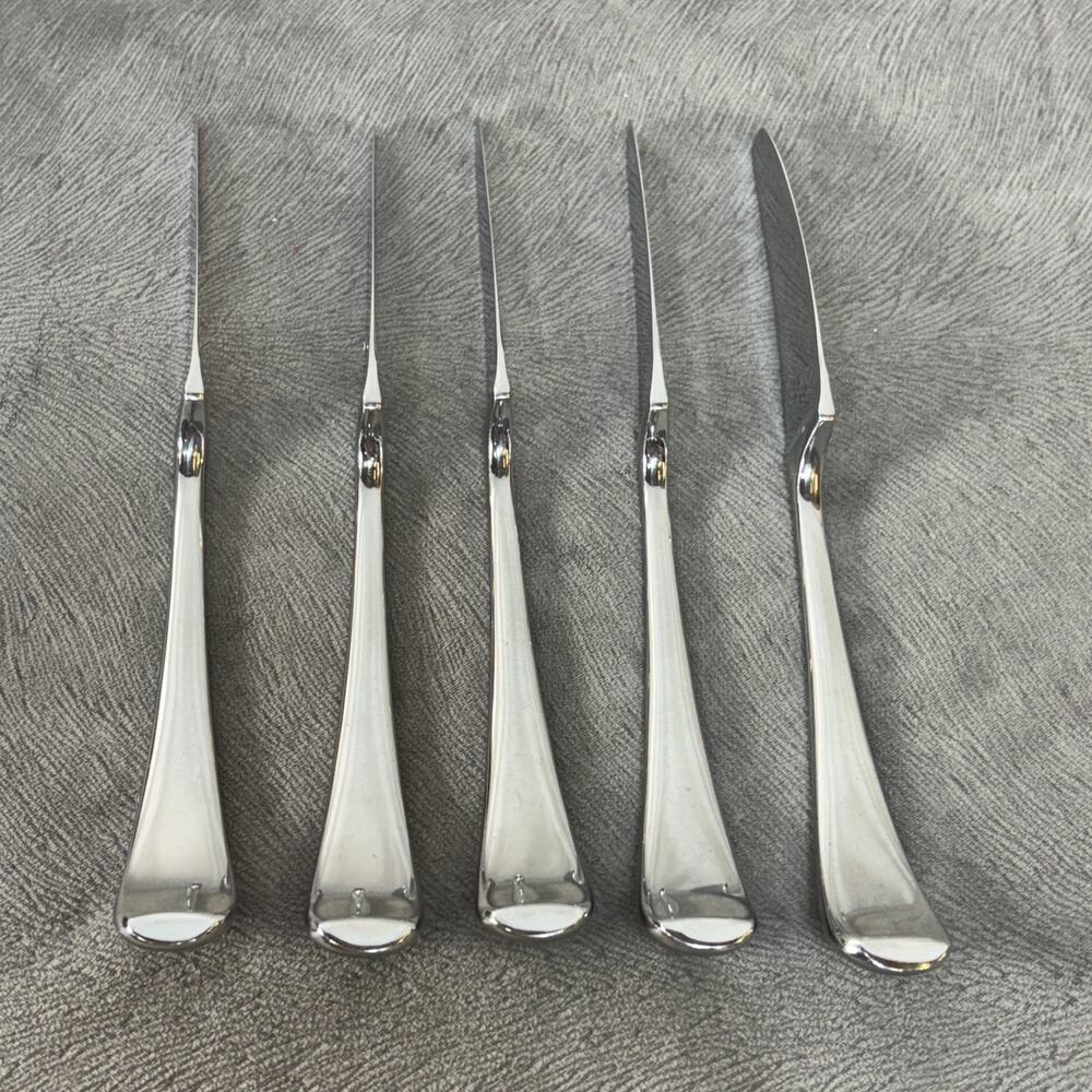 Dansk TORUN Stainless 18/10 Knife Set of 5 Intl Designs Flatware Japan - Picture 3 of 4